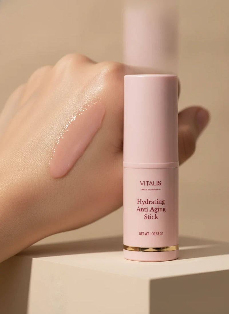 Textura del bálsamo VITALIS sobre la mano